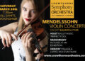 Solo violinist Elizaveta Tyun will perform at Crowthorne Symphony Orchestra?s next concert in Wokingham. Picture courtesy of CSO