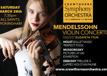 Solo violinist Elizaveta Tyun will perform at Crowthorne Symphony Orchestra?s next concert in Wokingham. Picture courtesy of CSO