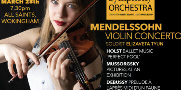 Solo violinist Elizaveta Tyun will perform at Crowthorne Symphony Orchestra?s next concert in Wokingham. Picture courtesy of CSO