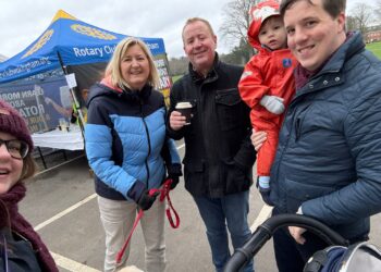Nearly 1,000 walkers enjoyed a New Year stroll at Wellington College for charity. PIcture: Rotary Club of Wokingham