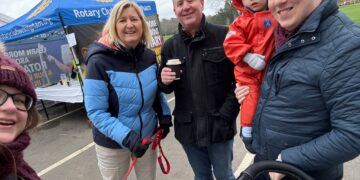 Nearly 1,000 walkers enjoyed a New Year stroll at Wellington College for charity. PIcture: Rotary Club of Wokingham