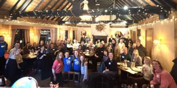 Members of PPP Wokingham celebrated their third birthday at the Rose Inn. PIcture: PPP