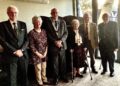 Wokingham Probus question master Geoff (left) with quiz winners Val Briault, John Briault (Club Chair), Nina Preston, David Hunter and Fred Preston. Picture: Wokingham Probus