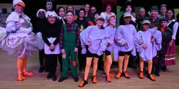 Corpus Christi Parish Panto has previously performed Mother Goose. This year audiences can enjoy their production of Snow White. Picture: CCPP