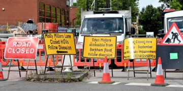 The junction of Finchampstead Road and Molly Millars Lane. Pic: WBC.