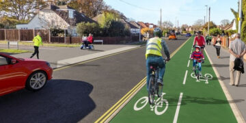 An artist's impression of the new woodlands avenue route. Picture: WBC