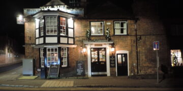 Jayne Worrall entertained members of Wargrave Local History Society with her tales of The Bull. Picture: courtesy of WLHS