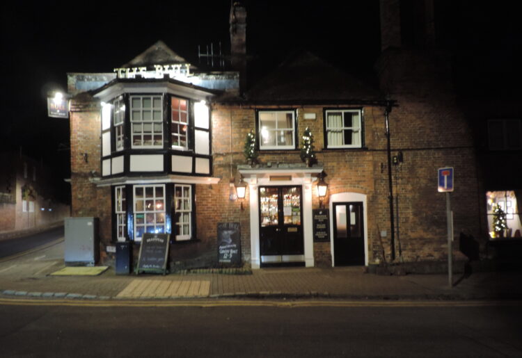 Jayne Worrall entertained members of Wargrave Local History Society with her tales of The Bull. Picture: courtesy of WLHS
