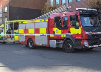 Emergency services were called to Norcot in Reading on Sunday, January 4, following reports of a fire.
