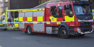 Emergency services were called to Norcot in Reading on Sunday, January 4, following reports of a fire.