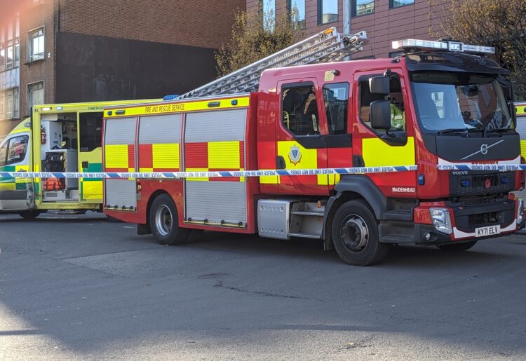 Emergency services were called to Norcot in Reading on Sunday, January 4, following reports of a fire.