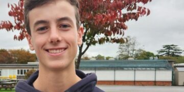 Alexandre Lomondais, 15, the first Black Belt Code Ninja. Picture: Code Ninjas Wokingham