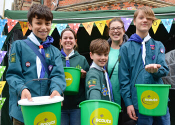 The Wokingham May Fair on Bank Holiday Monday.

1st. Wokingham (St. Pauls) Scouts fundraising.