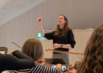 Mel LeBreuilly will conduct the APO in a concert of 'gorgeous music' at All Saints Church, Wokingham this month. Picture courtesy of APO