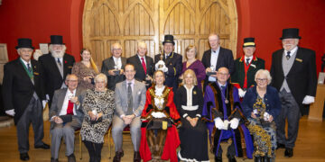 Outstanding citizens were honoured at Wokingham Town Council's Civic Awards Ceremony. PIcture: Stewart Turkington