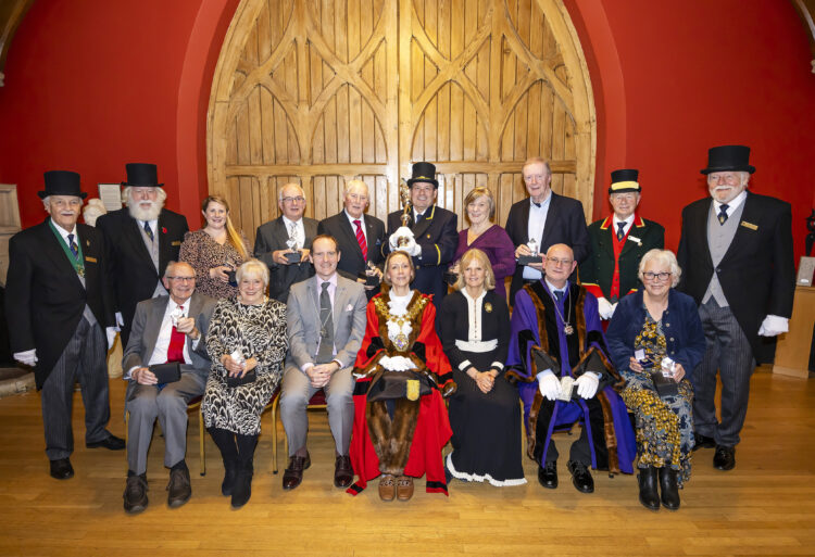 Outstanding citizens were honoured at Wokingham Town Council's Civic Awards Ceremony. PIcture: Stewart Turkington