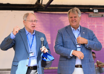 Rob Couhig and Todd Trosclair Picture: Luke Adams