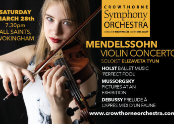 Solo violinist Elizaveta Tyun will perform at Crowthorne Symphony Orchestra?s next concert in Wokingham. Picture courtesy of CSO
