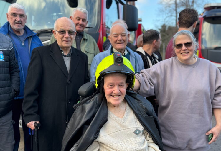 Dave Hedger was 'stoked' to see so many old faces. Picture: Bickerton House