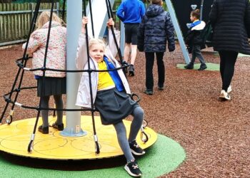 Refurbished East Park Farm playground. Picture: Charvil Parish Council