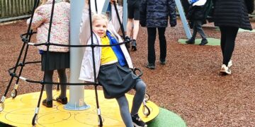 Refurbished East Park Farm playground. Picture: Charvil Parish Council