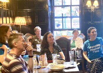 People Planet Pint meets monthly to socialise and discuss sustainability with like-minded people, at Wokingham's Rose Inn. Picture: Emma Merchant