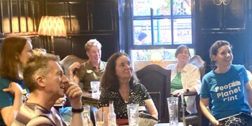 People Planet Pint meets monthly to socialise and discuss sustainability with like-minded people, at Wokingham's Rose Inn. Picture: Emma Merchant