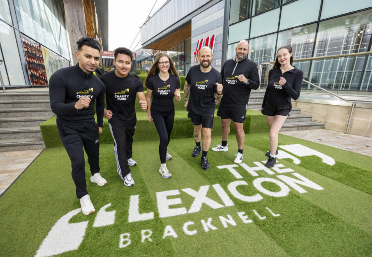 The Lexicon's own team of runners are gearing up for the Lexicon Bracknell Half Marathon. Picture: Stewart Turkington.