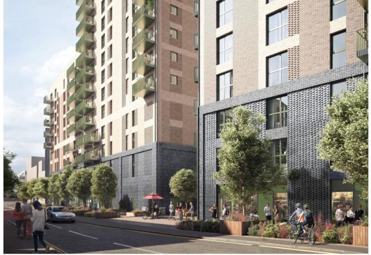 New development on Market Street, Bracknell (Image: Child Graddon Lewis)