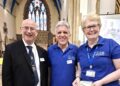 Deputy Mayor of Wokngham Town Council, Cllr Alwyn Jones; John Mallaghan; and Liz McDaniel were pleased to support The Link's Thank You Day at All Saints Church. Picture: The Link