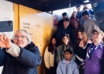 Andrew with Berskhire scouts.
