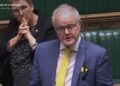 Clive Jones MP speaking in the House of Commons