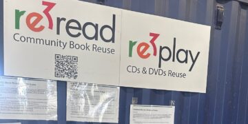re3 Partnership celebrates 18,000 redistributed books. Picture: re3