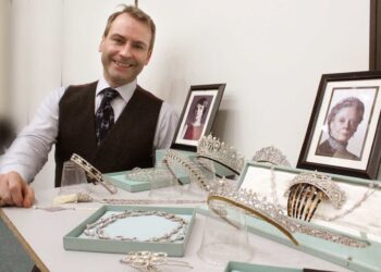 Andrew Prince will entertain members of the Arts Society Wokingham, with Downton Abbey stories and jewellery. Picture: Andrew Prince via ASW