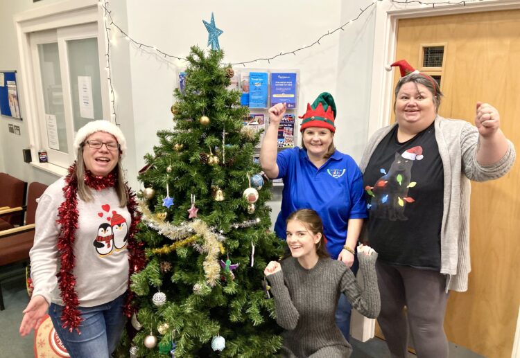 Families were able to enjoy Christmas fun at a party organised for Grub Club members in Wokingham's Cornerstone building. Picture: Emma Merchant