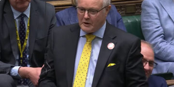 Wokingham MP Clive Jones Pic: BBC Parliament.