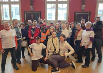 Members and friends of SustEnable Wokingham collected more than 70kg of litter from Wokingham's streets. Picture: SustEnable Wokingham