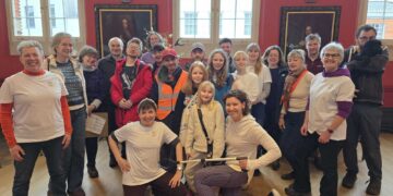 Members and friends of SustEnable Wokingham collected more than 70kg of litter from Wokingham's streets. Picture: SustEnable Wokingham