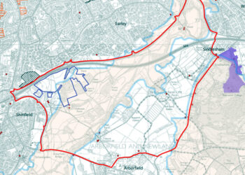 Plans for Hall Farm. Pic: WBC.