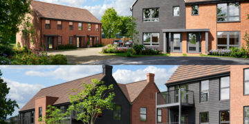 Homes within the development depicting and entry and western edge. Pic: WBC.