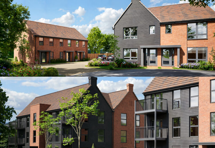 Homes within the development depicting and entry and western edge. Pic: WBC.