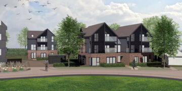 Rge homes in Ruscimbe. Pic: WBC.