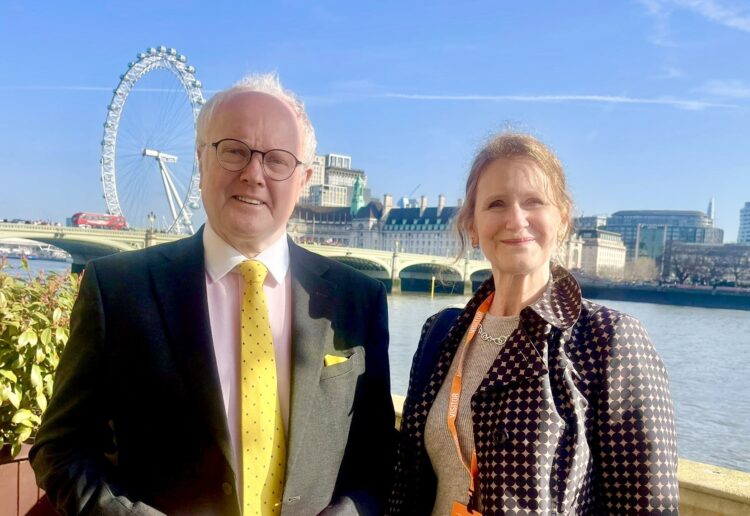 Wokingham MP Clive Jones took Wokingham.Today reporters on a guided tour of the Houses of Parliament.