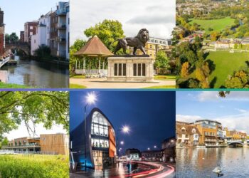 The towns of Berkshire: Newbury, Reading, Bracknell, Wokingham, Slough and Windsor. Credit: Berkshire Prosperity Board