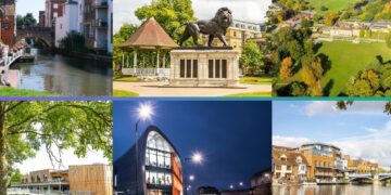 The towns of Berkshire: Newbury, Reading, Bracknell, Wokingham, Slough and Windsor. Credit: Berkshire Prosperity Board