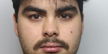 Kyran Smith, aged 29 of London Road, Staines, who has been sentenced to seven years and six months imprisonment for sexual assault at the Travelodge in Maidenhead. Credit: Thames Valley Police