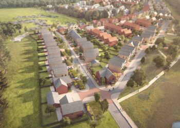 A view of what the 226 home development at Beaufort Park could look like. Credit: Southern Home Ownership