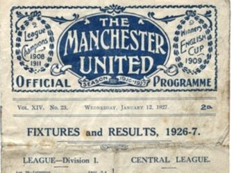 The match was a third round replay in the FA Cup and ended 2-2 after extra time. Reading won the subsequent replay that was held at Villa Park. Pic: Sporting Gold.