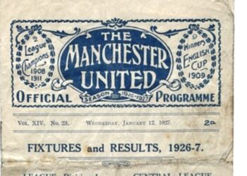 The match was a third round replay in the FA Cup and ended 2-2 after extra time. Reading won the subsequent replay that was held at Villa Park. Pic: Sporting Gold.