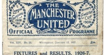 The match was a third round replay in the FA Cup and ended 2-2 after extra time. Reading won the subsequent replay that was held at Villa Park. Pic: Sporting Gold.
